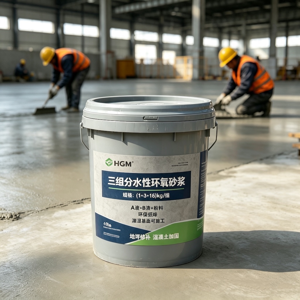 广河三组份水性环氧砂浆